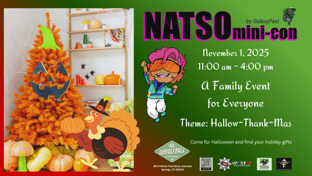 Flyer for Natso Mini-Con on Nov 1, 2025