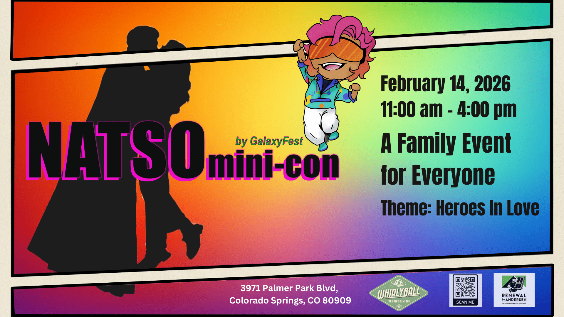 Natso Mini-Con advertisement for February 14, 2026.